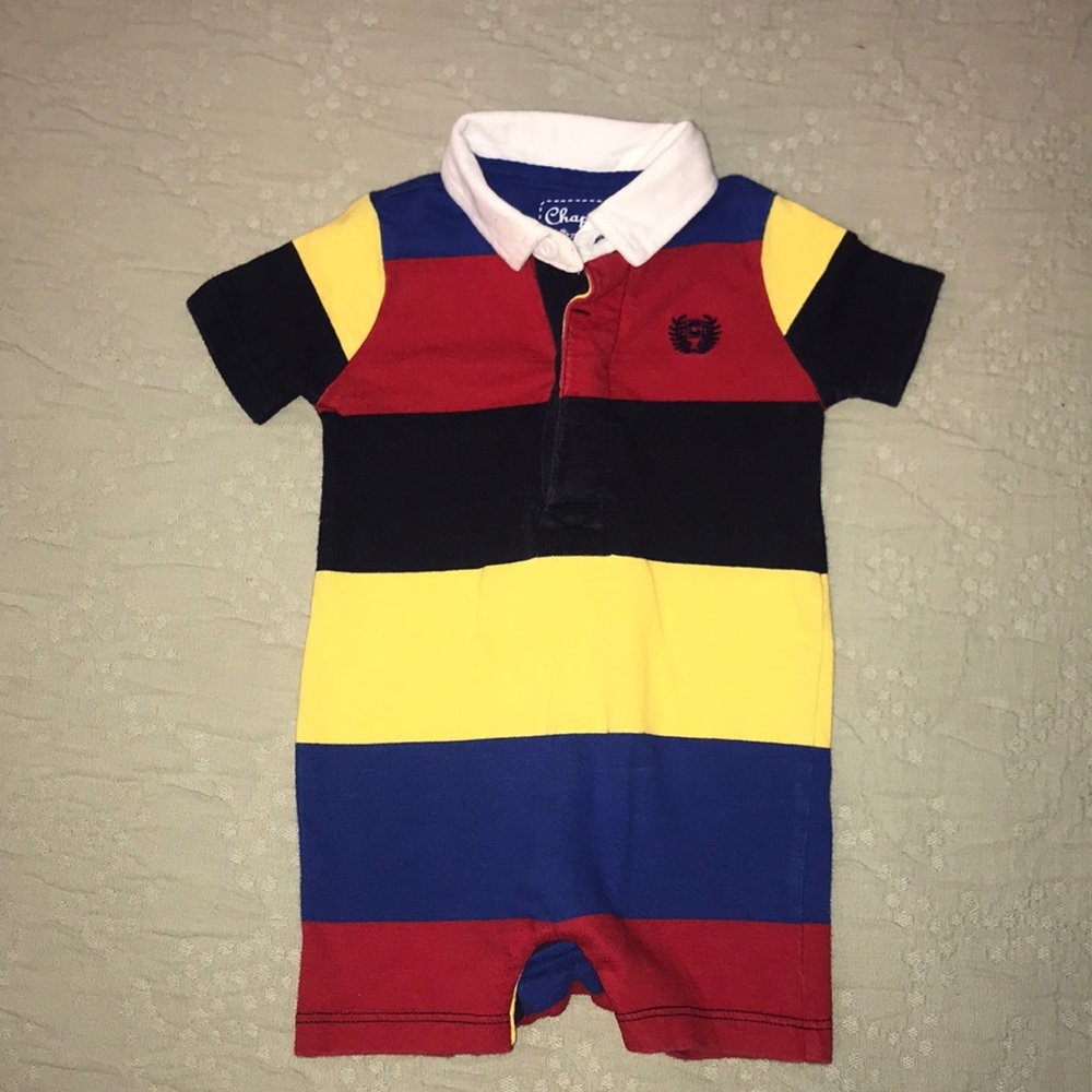 Chaps baby boy one piece shorts 3 months